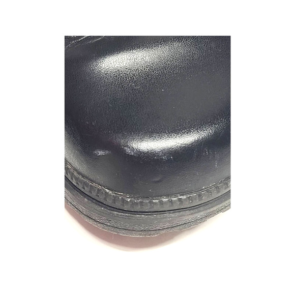 Milwaukee black leather biker boots size 9 - Picture 4 of 10